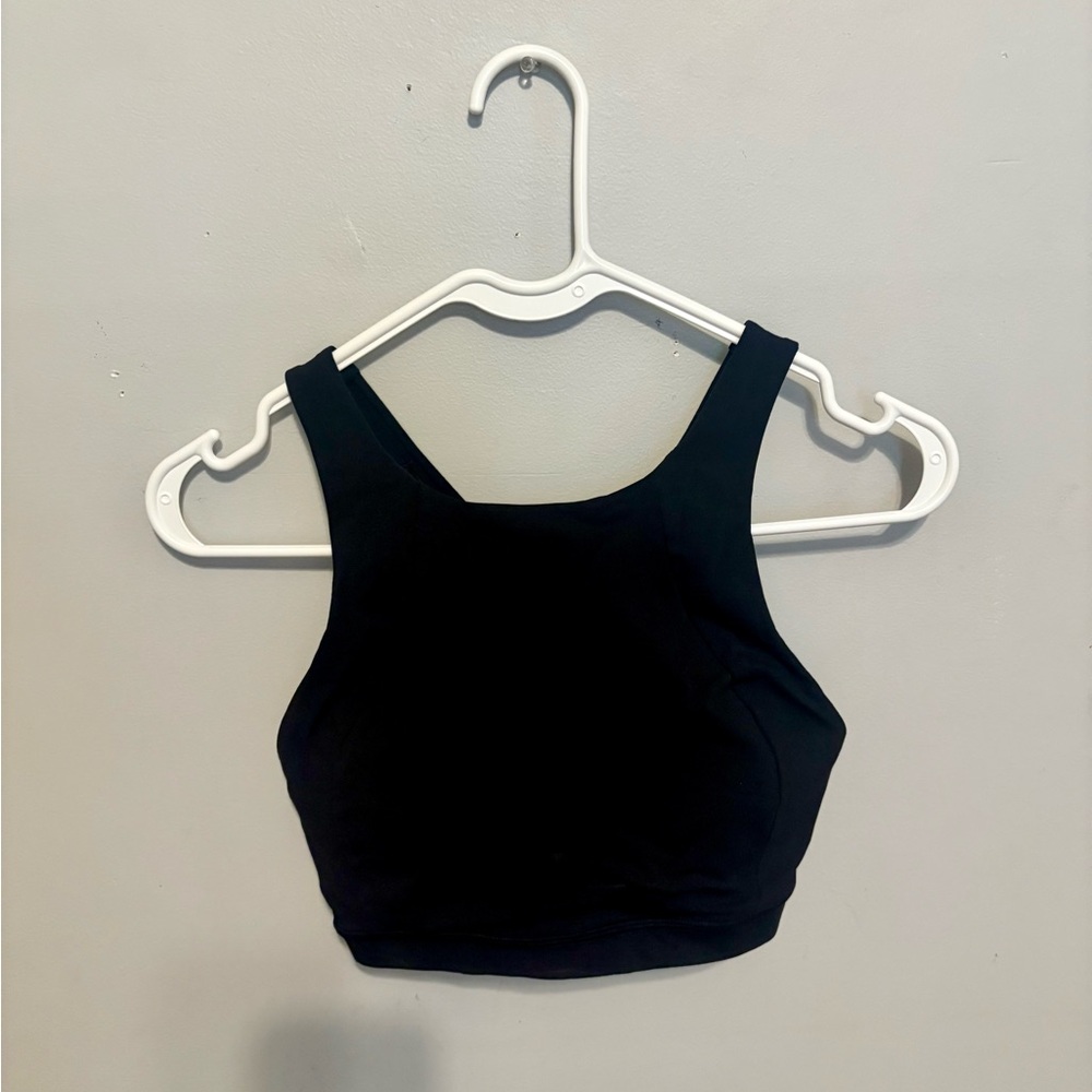Black Lululemon Women's Sports Bra / Workout Top Sz. 6
